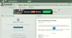 Desktop Screenshot of mercilessdeath.deviantart.com