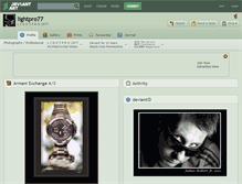 Tablet Screenshot of lightpro77.deviantart.com
