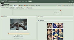 Desktop Screenshot of mvestiige.deviantart.com