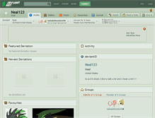 Tablet Screenshot of neal123.deviantart.com