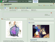 Tablet Screenshot of dogsgorawr.deviantart.com