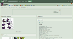 Desktop Screenshot of densel.deviantart.com