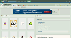 Desktop Screenshot of bearimoticon.deviantart.com
