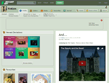 Tablet Screenshot of kratzos.deviantart.com