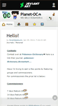 Mobile Screenshot of planet-oc.deviantart.com