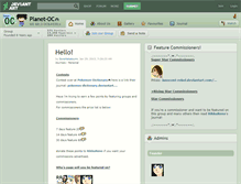 Tablet Screenshot of planet-oc.deviantart.com