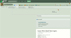 Desktop Screenshot of lucesitamariana.deviantart.com