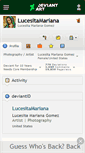 Mobile Screenshot of lucesitamariana.deviantart.com