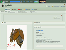 Tablet Screenshot of lovebullet.deviantart.com