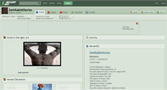 Desktop Screenshot of darkrabbitstories.deviantart.com