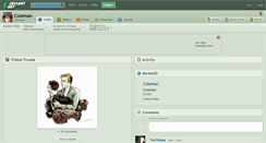 Desktop Screenshot of coleman.deviantart.com