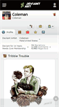 Mobile Screenshot of coleman.deviantart.com