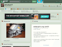 Tablet Screenshot of airculture77.deviantart.com