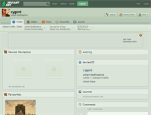 Tablet Screenshot of cygent.deviantart.com