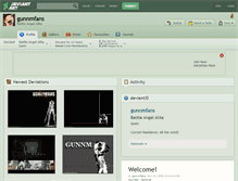 Tablet Screenshot of gunnmfans.deviantart.com