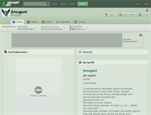 Tablet Screenshot of jimsugomi.deviantart.com