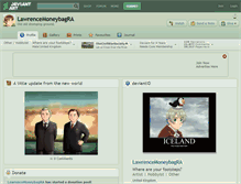 Tablet Screenshot of lawrencemoneybagra.deviantart.com