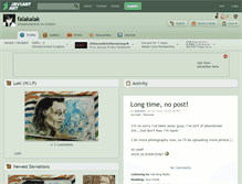 Tablet Screenshot of falakalak.deviantart.com