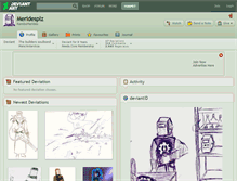 Tablet Screenshot of meridesplz.deviantart.com