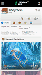 Mobile Screenshot of ikhnyrocks.deviantart.com