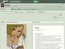 Tablet Screenshot of conaira.deviantart.com