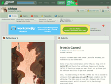 Tablet Screenshot of alicique.deviantart.com