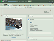Tablet Screenshot of dez4.deviantart.com