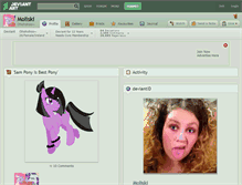 Tablet Screenshot of moliski.deviantart.com