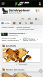 Mobile Screenshot of darkstripe4ever.deviantart.com