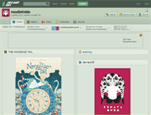 Tablet Screenshot of noodlekiddo.deviantart.com