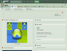 Tablet Screenshot of jatin.deviantart.com