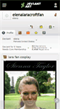 Mobile Screenshot of elenalaracroftfan.deviantart.com