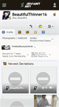 Mobile Screenshot of beautifulthinner16.deviantart.com