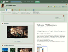 Tablet Screenshot of chrisworld2000.deviantart.com