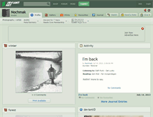 Tablet Screenshot of nochmak.deviantart.com