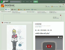 Tablet Screenshot of horrorviewed.deviantart.com