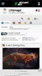 Mobile Screenshot of lillamagal.deviantart.com