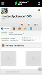 Mobile Screenshot of masterofpokemon1000.deviantart.com