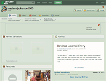 Tablet Screenshot of masterofpokemon1000.deviantart.com