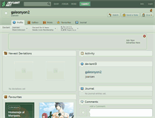 Tablet Screenshot of galeonyon2.deviantart.com