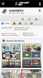 Mobile Screenshot of lunartakiro.deviantart.com