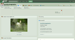 Desktop Screenshot of jennifersimagination.deviantart.com