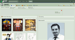 Desktop Screenshot of jasondc.deviantart.com
