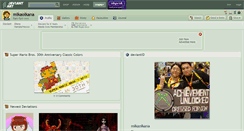 Desktop Screenshot of mikaoikana.deviantart.com