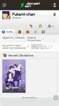 Mobile Screenshot of fukami-chan.deviantart.com