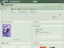 Tablet Screenshot of fukami-chan.deviantart.com