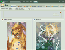 Tablet Screenshot of deadro.deviantart.com
