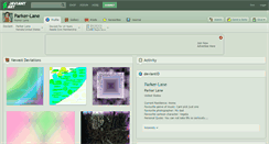 Desktop Screenshot of parker-lane.deviantart.com