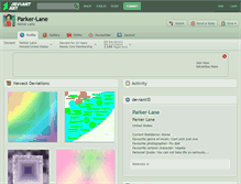 Tablet Screenshot of parker-lane.deviantart.com