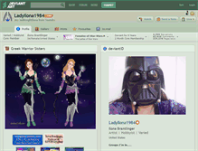 Tablet Screenshot of ladyilona1984.deviantart.com